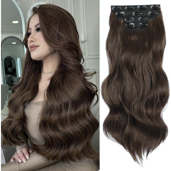 Extensii clip-on sintetic (super volum) Saten Natural #8, 200g